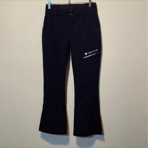 Obermeyer Diana Ski Pants Black Hemmed Insulated Lined